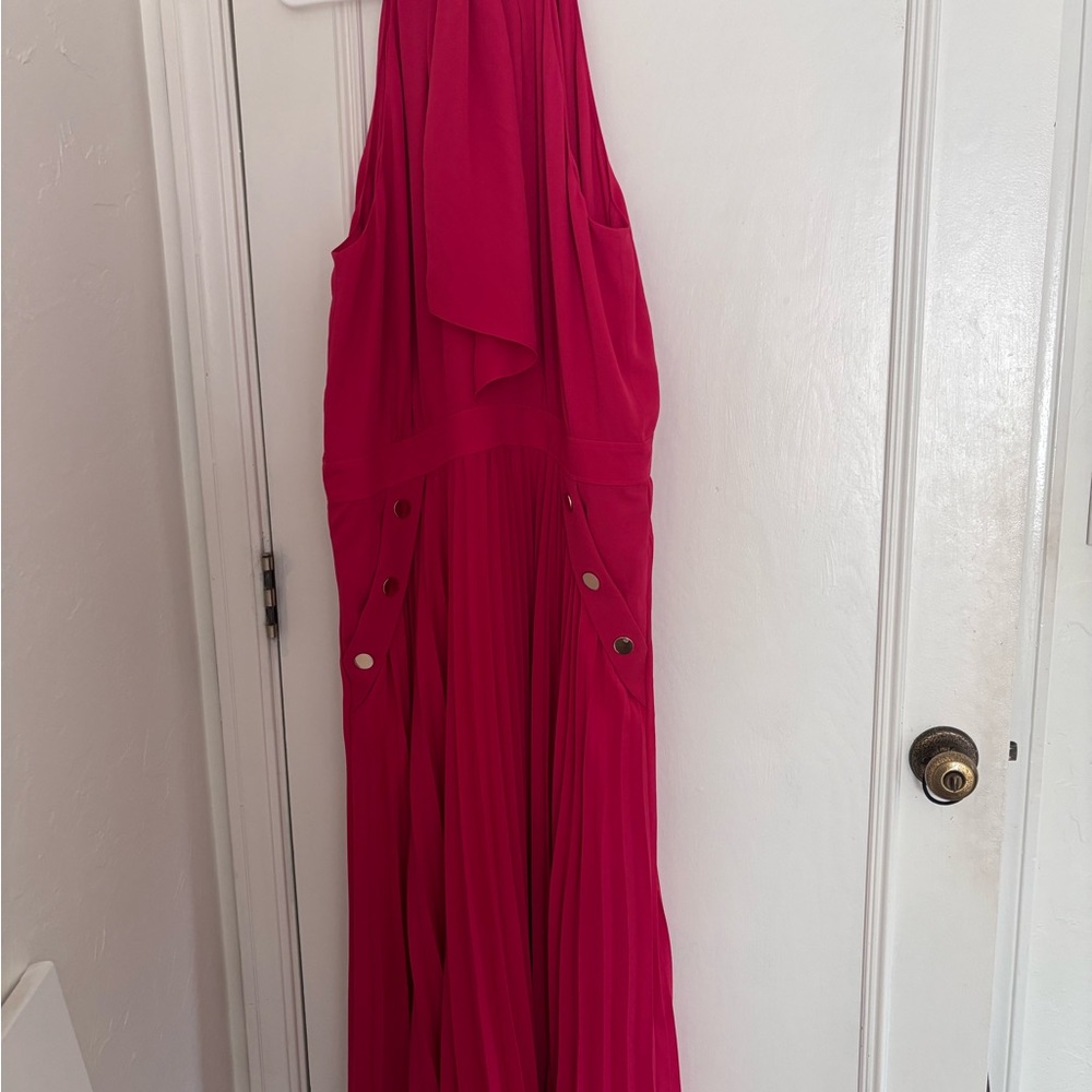 Reiss Red Midi Dress